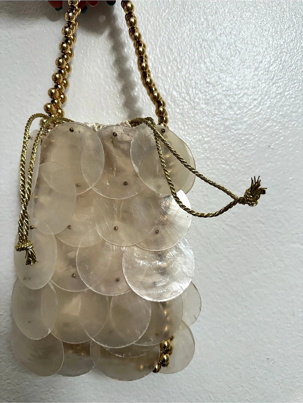 Sequin Drawstring Mini Bag - Picture 3 of 5